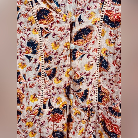 Liz Claiborne floral top, SZ XL Petite - Picture 3 of 6